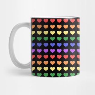 LGBT Hearts Pattern Mug